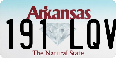AR license plate 191LQV