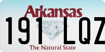 AR license plate 191LQZ
