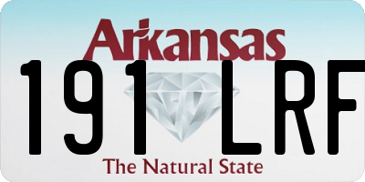 AR license plate 191LRF