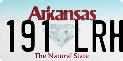 AR license plate 191LRH