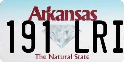 AR license plate 191LRI