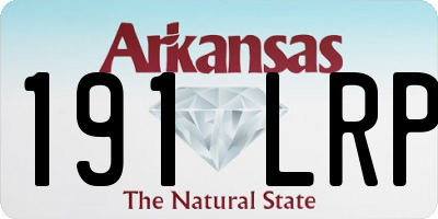 AR license plate 191LRP