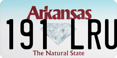 AR license plate 191LRU