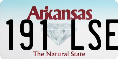 AR license plate 191LSE