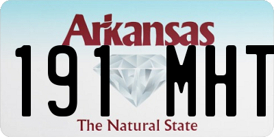 AR license plate 191MHT