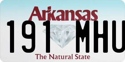AR license plate 191MHU