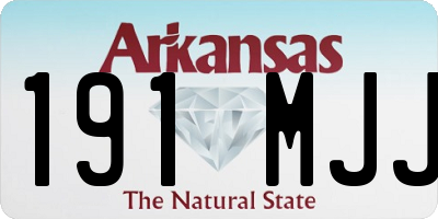 AR license plate 191MJJ