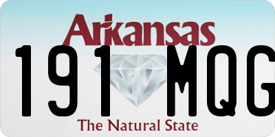 AR license plate 191MQG