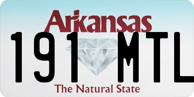 AR license plate 191MTL