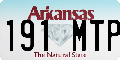 AR license plate 191MTP