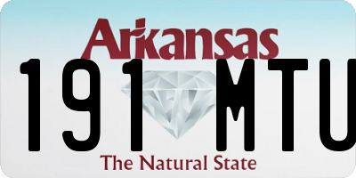 AR license plate 191MTU