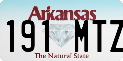 AR license plate 191MTZ