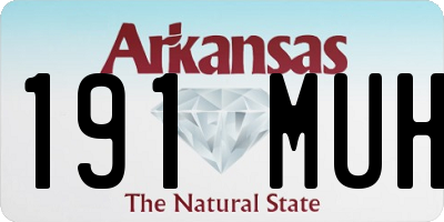 AR license plate 191MUH