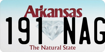 AR license plate 191NAG