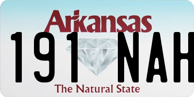 AR license plate 191NAH