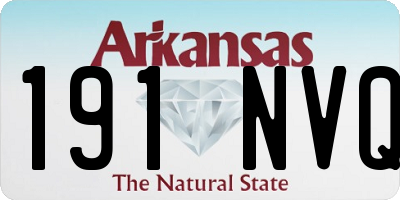 AR license plate 191NVQ