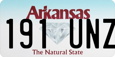 AR license plate 191UNZ