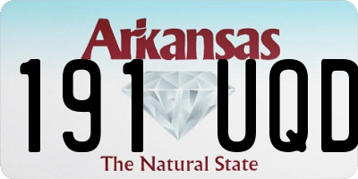 AR license plate 191UQD