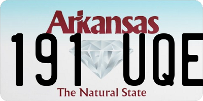 AR license plate 191UQE
