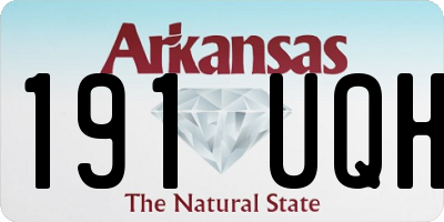 AR license plate 191UQH