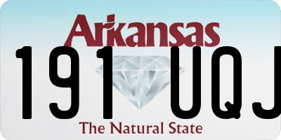 AR license plate 191UQJ
