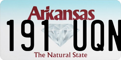 AR license plate 191UQN