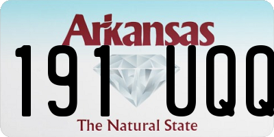 AR license plate 191UQQ