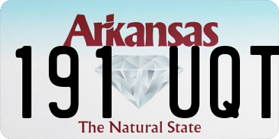 AR license plate 191UQT