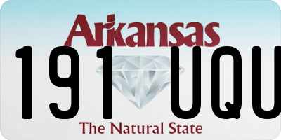 AR license plate 191UQU