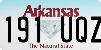 AR license plate 191UQZ