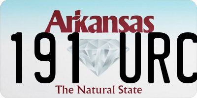 AR license plate 191URC