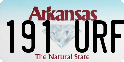 AR license plate 191URF