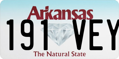 AR license plate 191VEY