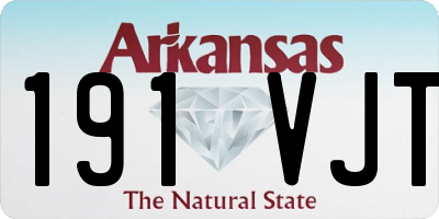 AR license plate 191VJT