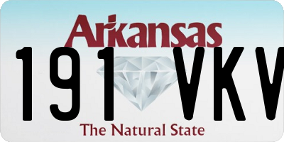 AR license plate 191VKV