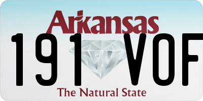 AR license plate 191VOF