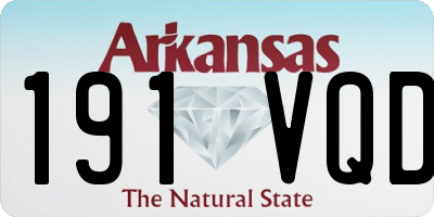 AR license plate 191VQD