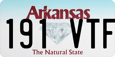 AR license plate 191VTF