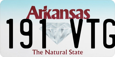 AR license plate 191VTG
