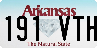AR license plate 191VTH