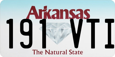 AR license plate 191VTI