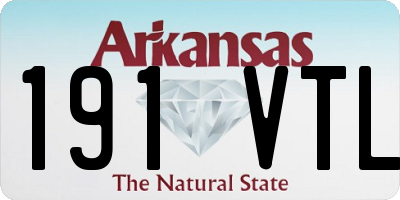 AR license plate 191VTL