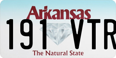 AR license plate 191VTR
