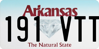 AR license plate 191VTT