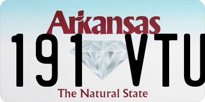 AR license plate 191VTU