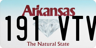 AR license plate 191VTV