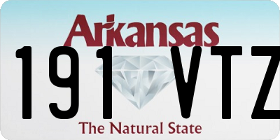 AR license plate 191VTZ