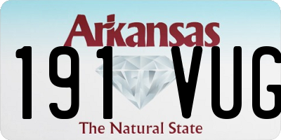 AR license plate 191VUG