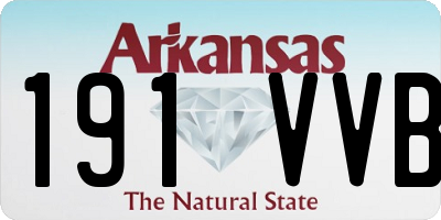 AR license plate 191VVB
