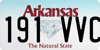 AR license plate 191VVC